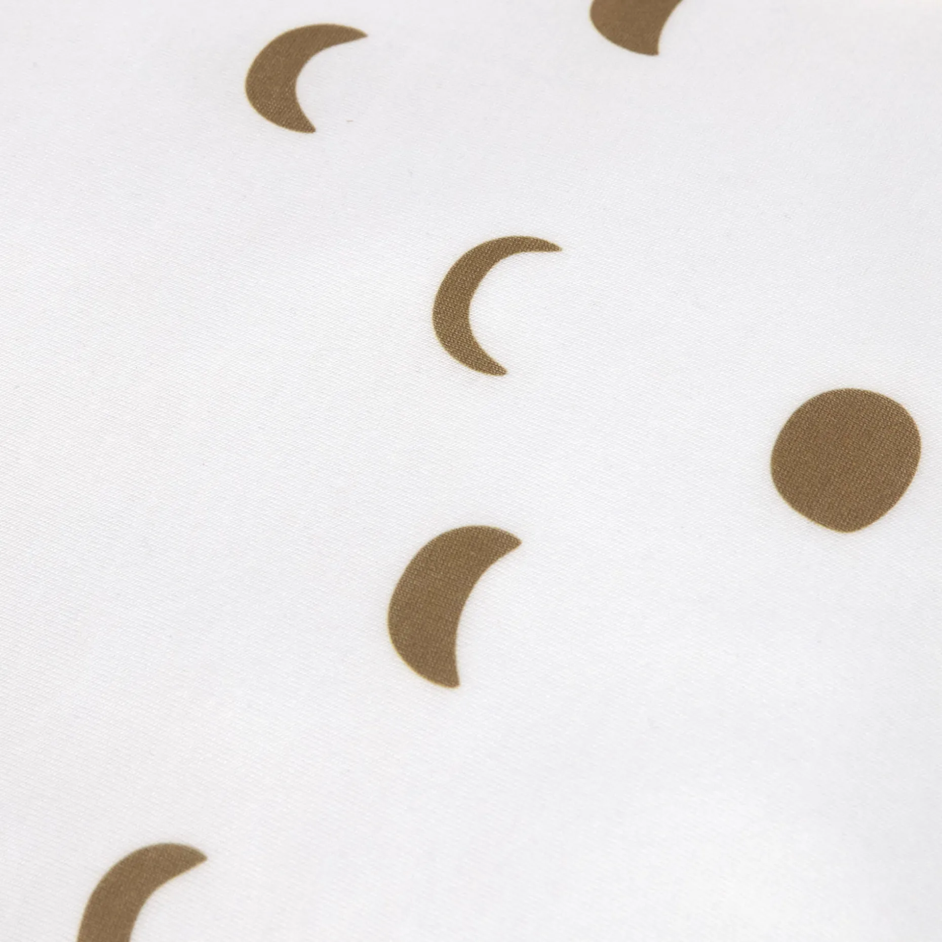 Kinder Bettwäsche Set - Mond, Milky Hellbraun