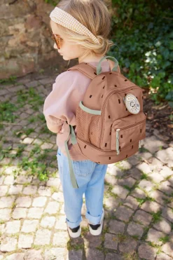 Kindergartenrucksack Mini - Happy Prints, Karamell