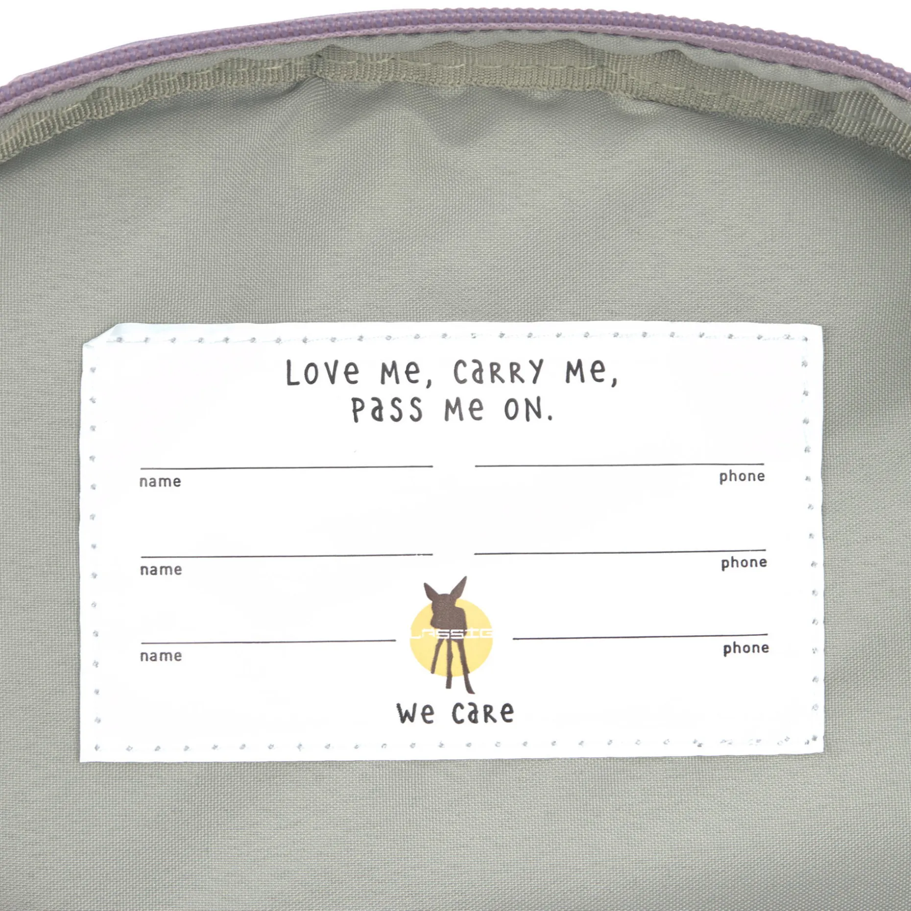 Kindergartenrucksack Mini - Little Gang, Lila