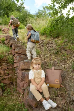 Kindergartenrucksack Rolltop - Nature, Braun