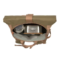 Kindergartenrucksack Rolltop - Nature, Braun