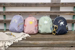 Kindergartenrucksack Tiny Outdoor- Wolken, Dunkelblau