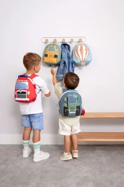 Kindergartenrucksack Tiny - Traktor, Oliv