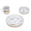 Kindergeschirr Set Porzellan - Little Mateys, Spicy orange