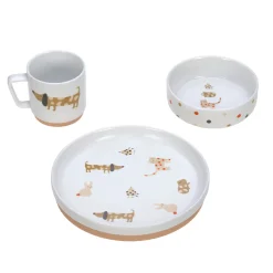 Kindergeschirr Set Porzellan - Little Mateys, Spicy orange