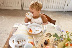Kindergeschirr Set Porzellan - Little Mateys, Spicy orange
