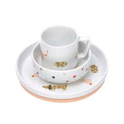 Kindergeschirr Set Porzellan - Little Mateys, Spicy orange