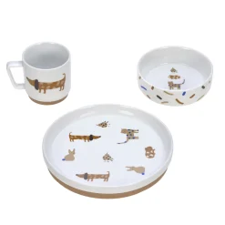 Kindergeschirr Set Porzellan - Little Mateys, Royal Blau