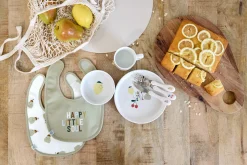 Kindergeschirr Set Porzellan - Happy Fruits, Zitrone Kirsche