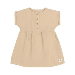 Kinderkleid - Bio Baumwolle, Nature, Beige