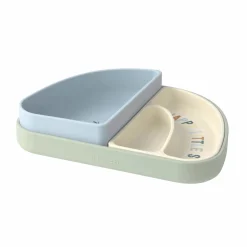 Kinder Menüteller Silikon (3-teilig) - Happy Fruits, Zitrone