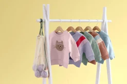 Kinder Pullover - Bio Baumwolle, Ente, Granit Grün