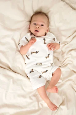 Kinder Pyjama Kurz - Bio Baumwolle, Hund Milky