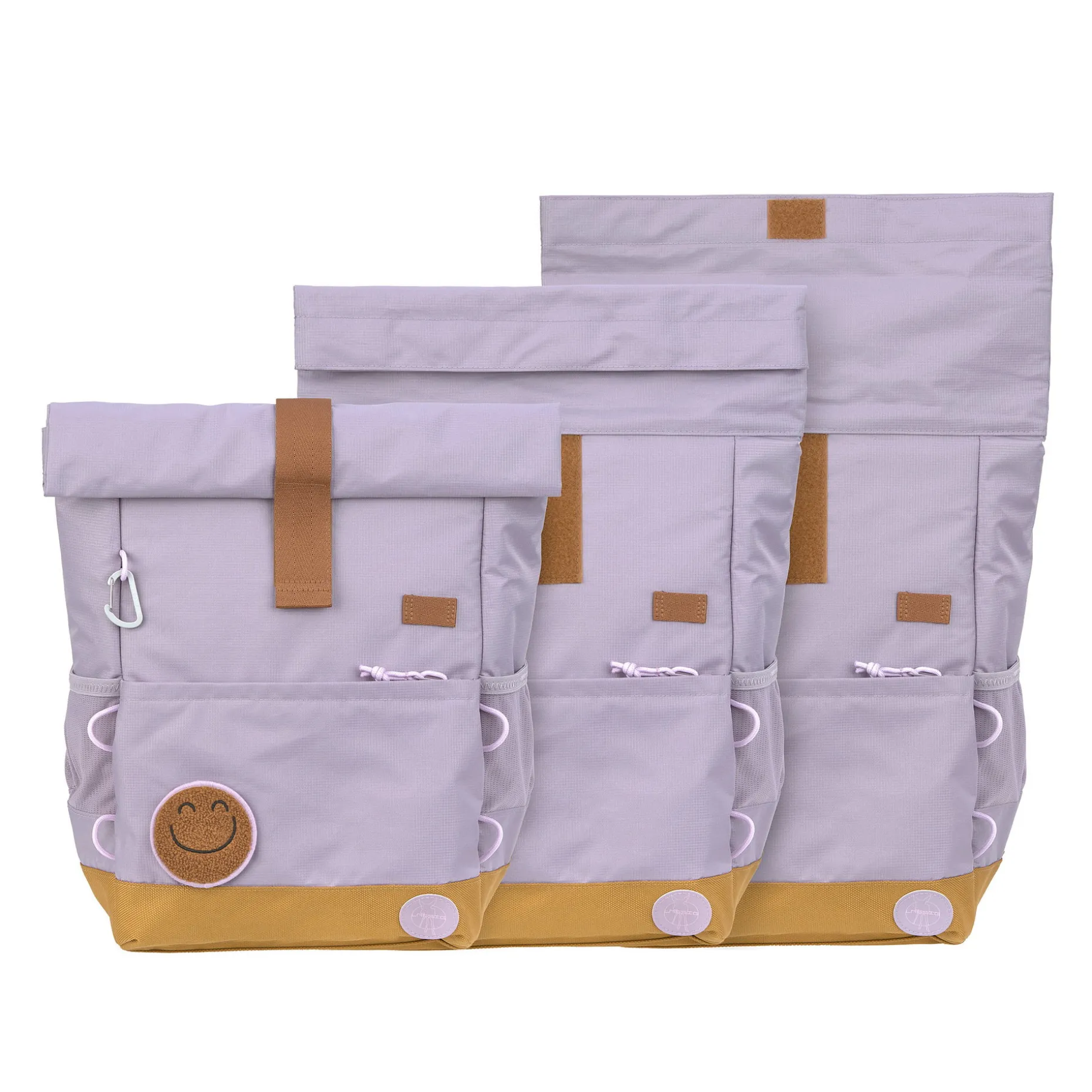 Kinderrucksack Rolltop - Little Gang, Lila