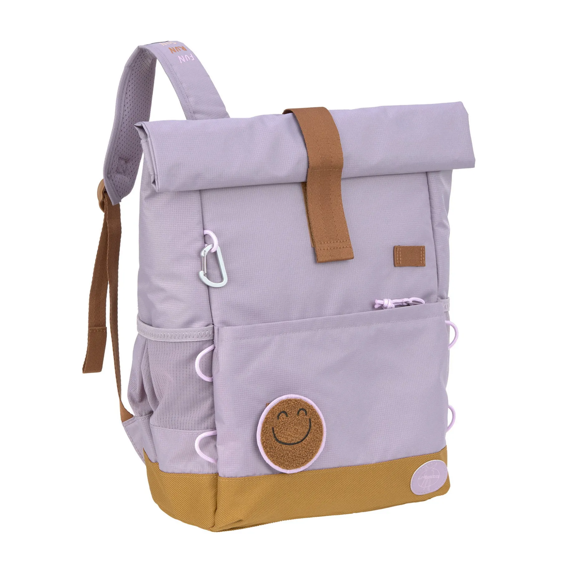 Kinderrucksack Rolltop - Little Gang, Lila