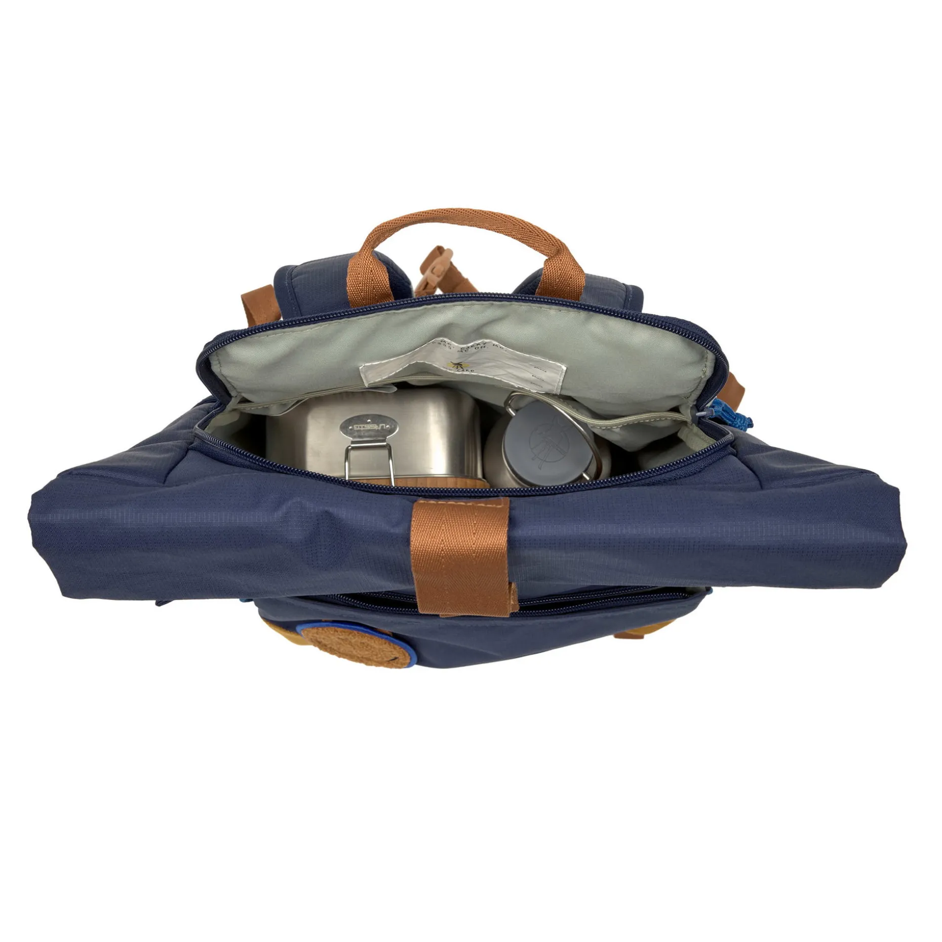 Kinderrucksack Rolltop - Little Gang, Dunkelblau