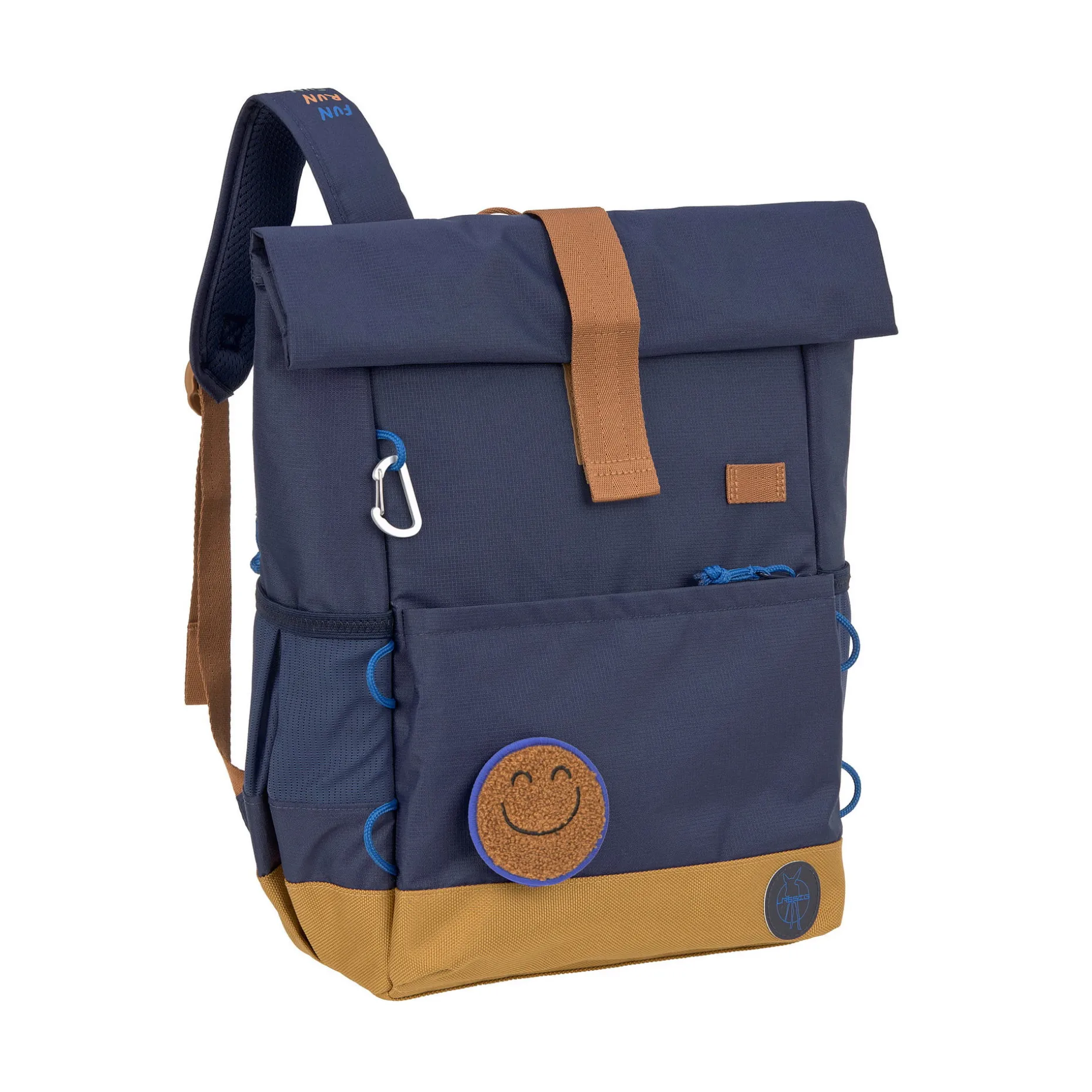 Kinderrucksack Rolltop - Little Gang, Dunkelblau