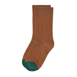 Kinder Socken 5er Set - Little Gang, Grün Weiß Karamell