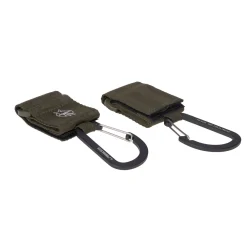 Kinderwagenhaken 2er Set - Karabiner, Oliv