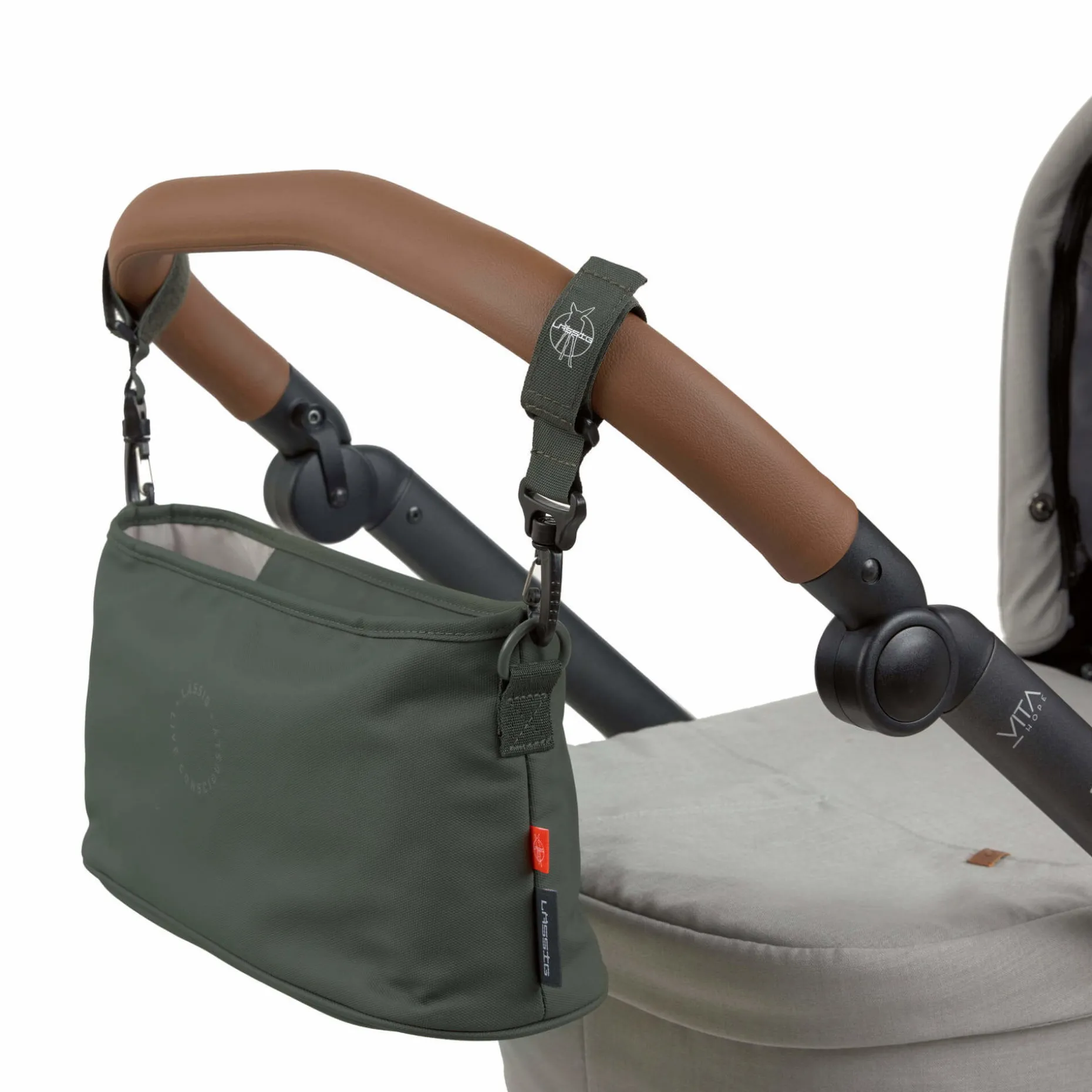 Kinderwagen Organizer, Dunkelgrün