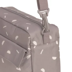 Kinderwagentasche - Blocks Taupe, Grau