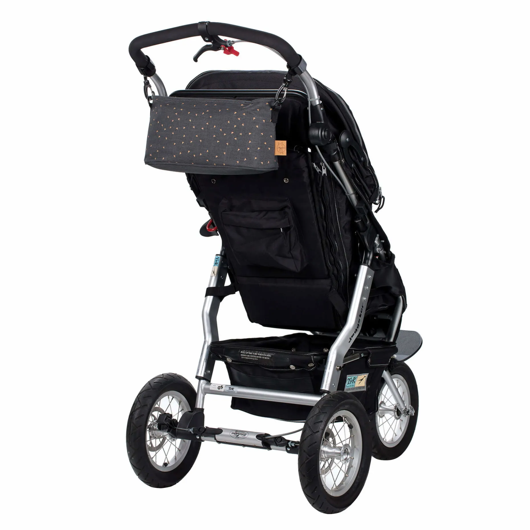 Kinderwagentasche - Buggy Organizer, Triangle Dark Grey