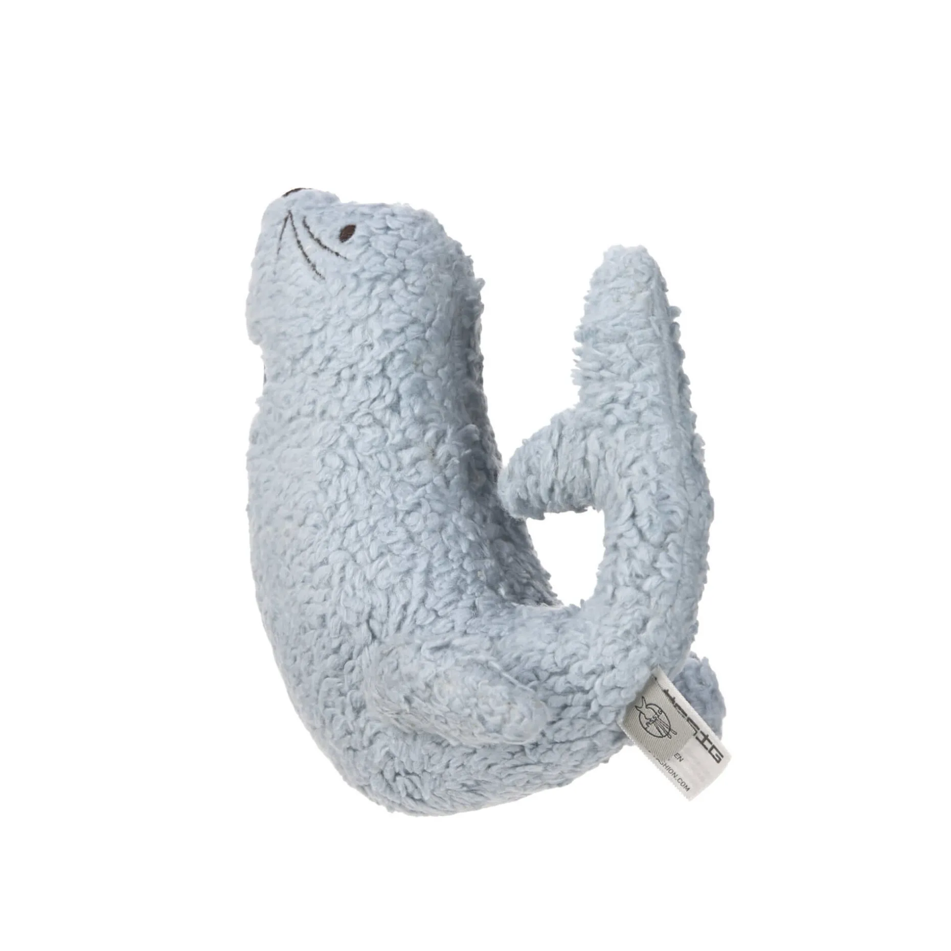 Kuscheltier mit Rassel & Knisterpapier - Knitted Toy, More Magic Seal