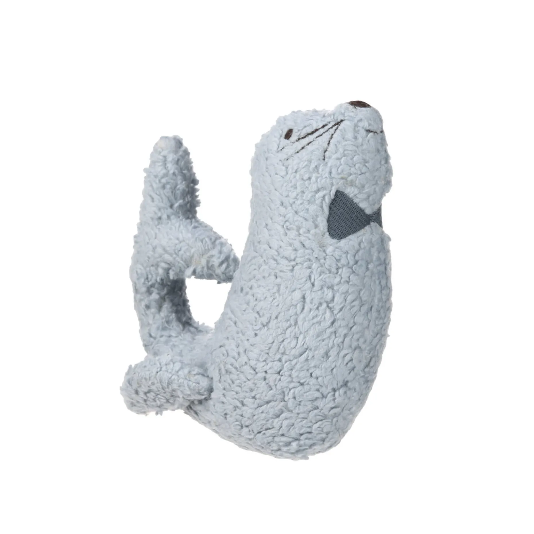 Kuscheltier mit Rassel & Knisterpapier - Knitted Toy, More Magic Seal