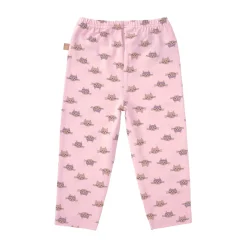 Leggings Kinder - Bio Baumwolle, Katze Rosa