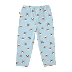 Leggings Kinder - Bio Baumwolle, Hund, Hellblau