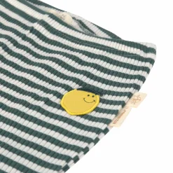 Leggings Kinder - Gerippt, Little Gang, Zitrone Dunkelgrün