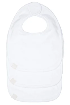 Lätzchen Neugeborene (3er Set), Weiß