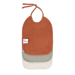 Mull Lätzchen (3 Stk) - Bib, Rust Olive Milky