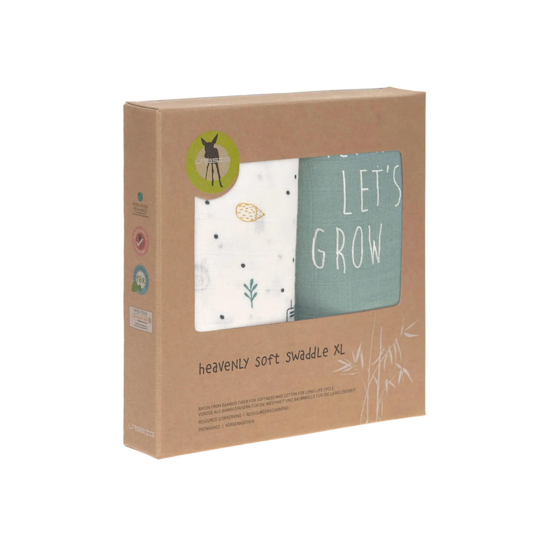 Mulltücher (2 Stk) - Heavenly Soft Swaddle XL, Garden Explorer Traktor
