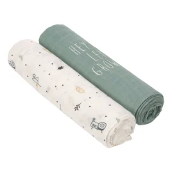 Mulltücher (2 Stk) - Heavenly Soft Swaddle XL, Garden Explorer Traktor