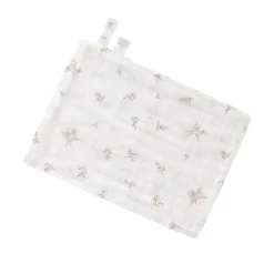Mull-Waschhandschuh 3er Set, Blätter