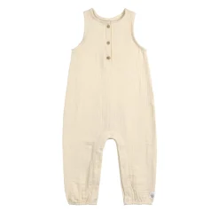 Musselin Jumpsuit - Bio Baumwolle, Hellgelb