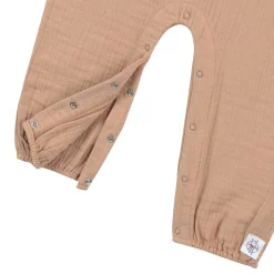 Musselin Jumpsuit - Bio Baumwolle, Orange