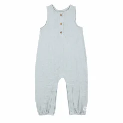 Musselin Jumpsuit - Bio Baumwolle, Blau