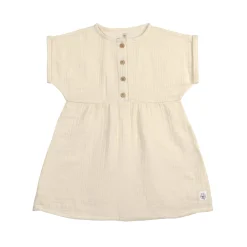 Musselin Kinderkleid - Bio Baumwolle, Hellgelb