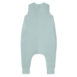 Musselin Kinder Schlafoverall 1 TOG - Bio Baumwolle, Silbergrau