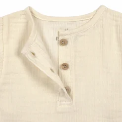 Musselin Langarmshirt - Bio Baumwolle, Hellgelb