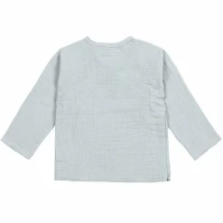 Musselin Wickelshirt - Bio Baumwolle, Blau