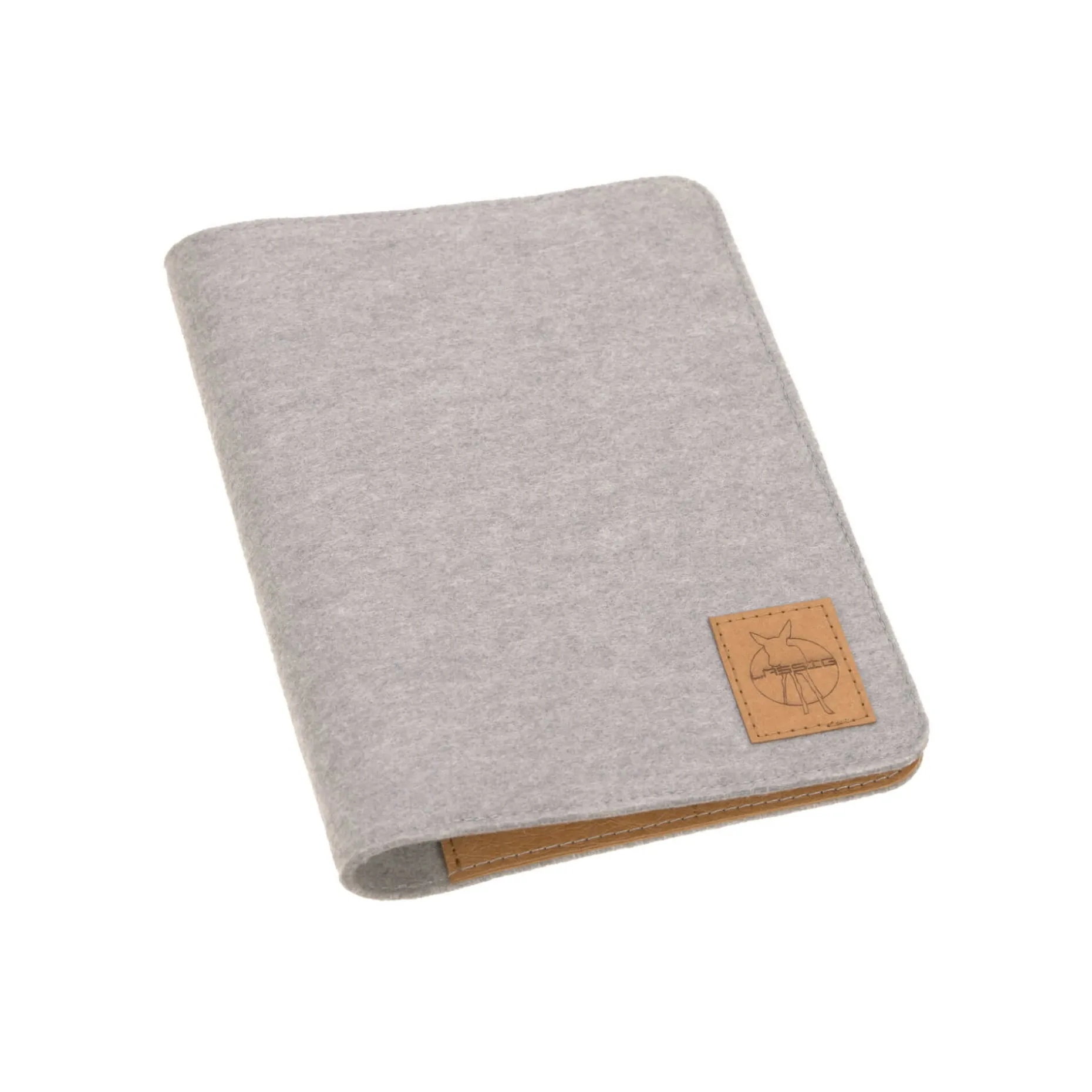 Mutterpasshülle - Dokumentenmappe Herz im Glück Limited Edition, Felt Grey