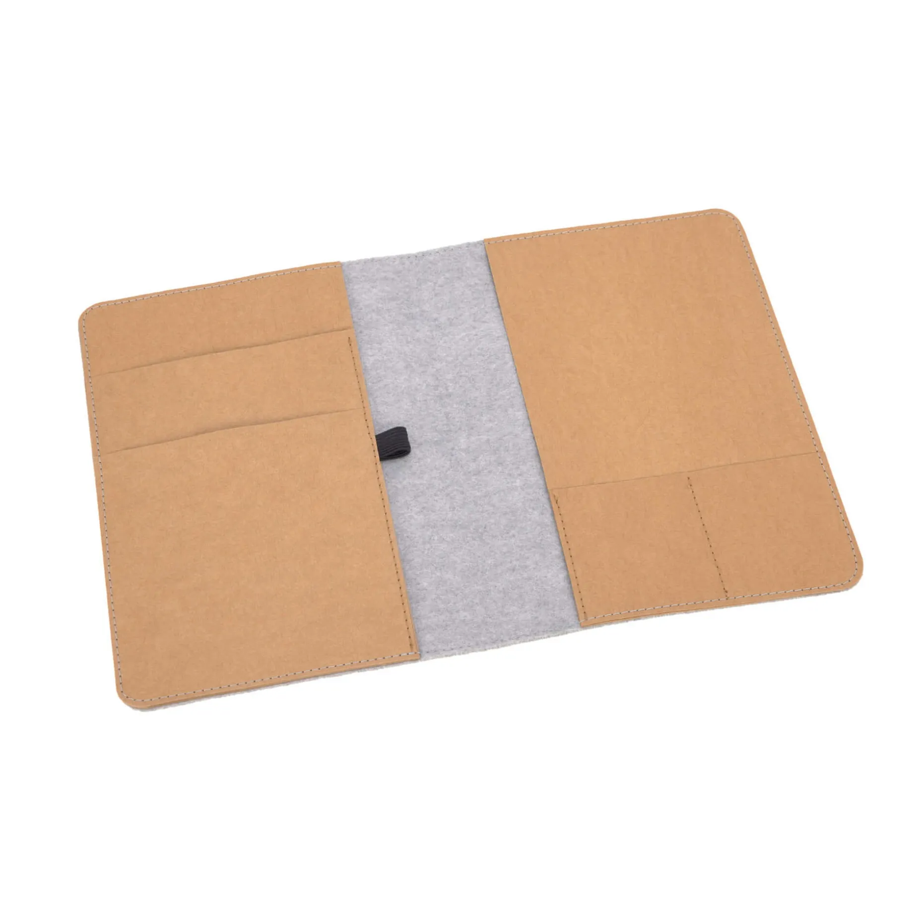 Mutterpasshülle - Dokumentenmappe Herz im Glück Limited Edition, Felt Grey