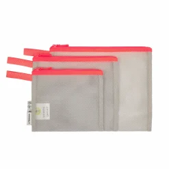 Netztasche - Mesh Bags (3 Stk), Neon Orange