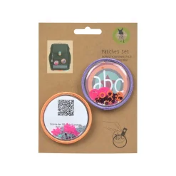 Patches 2er Set - DIY, Lavendel Rosa