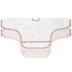 Ärmellätzchen (2 Stk) - Long Sleeve Bib, Garden Explorer Schnecke