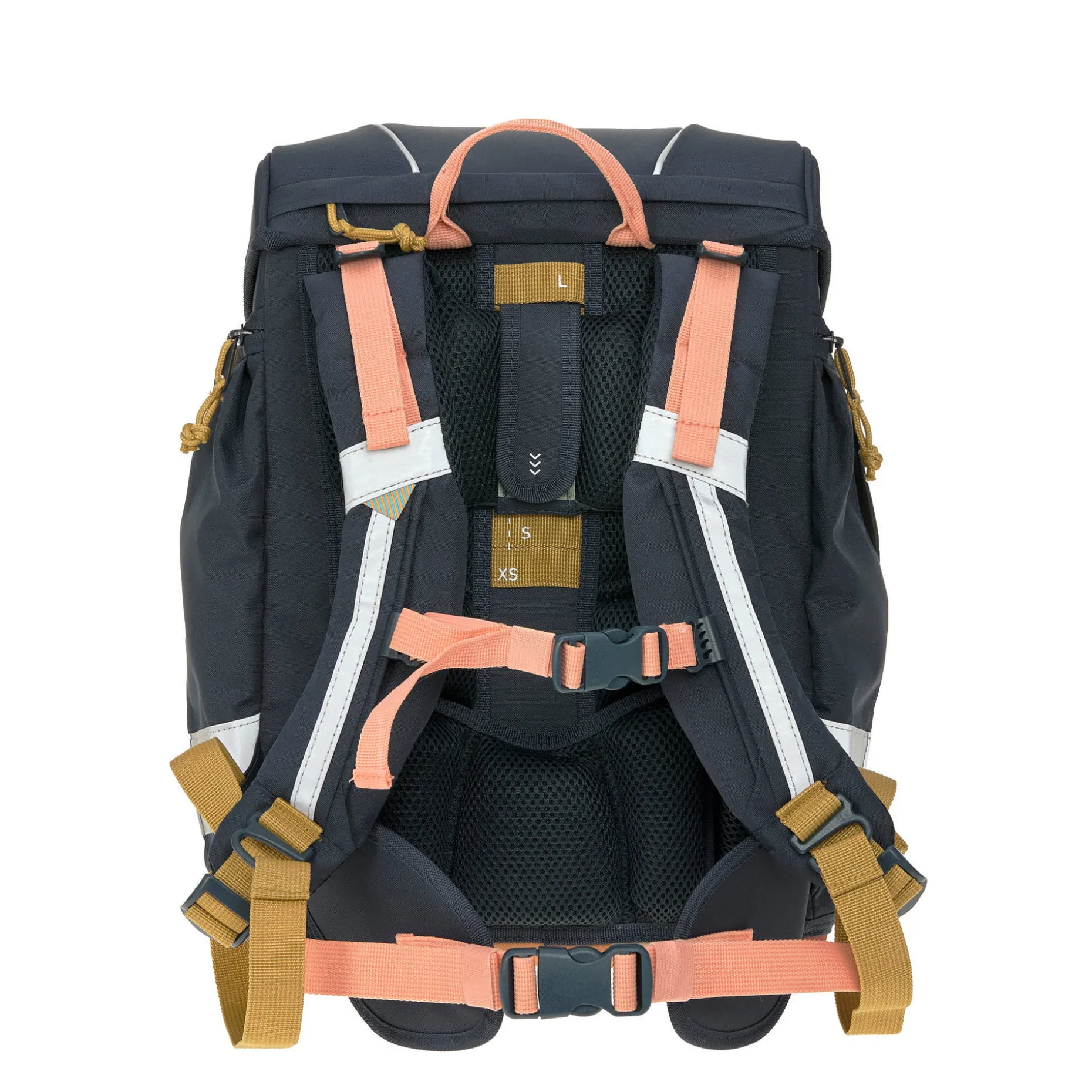Schulranzen Set 7-teilig Boxy - Unique Ocean, Navy Blau