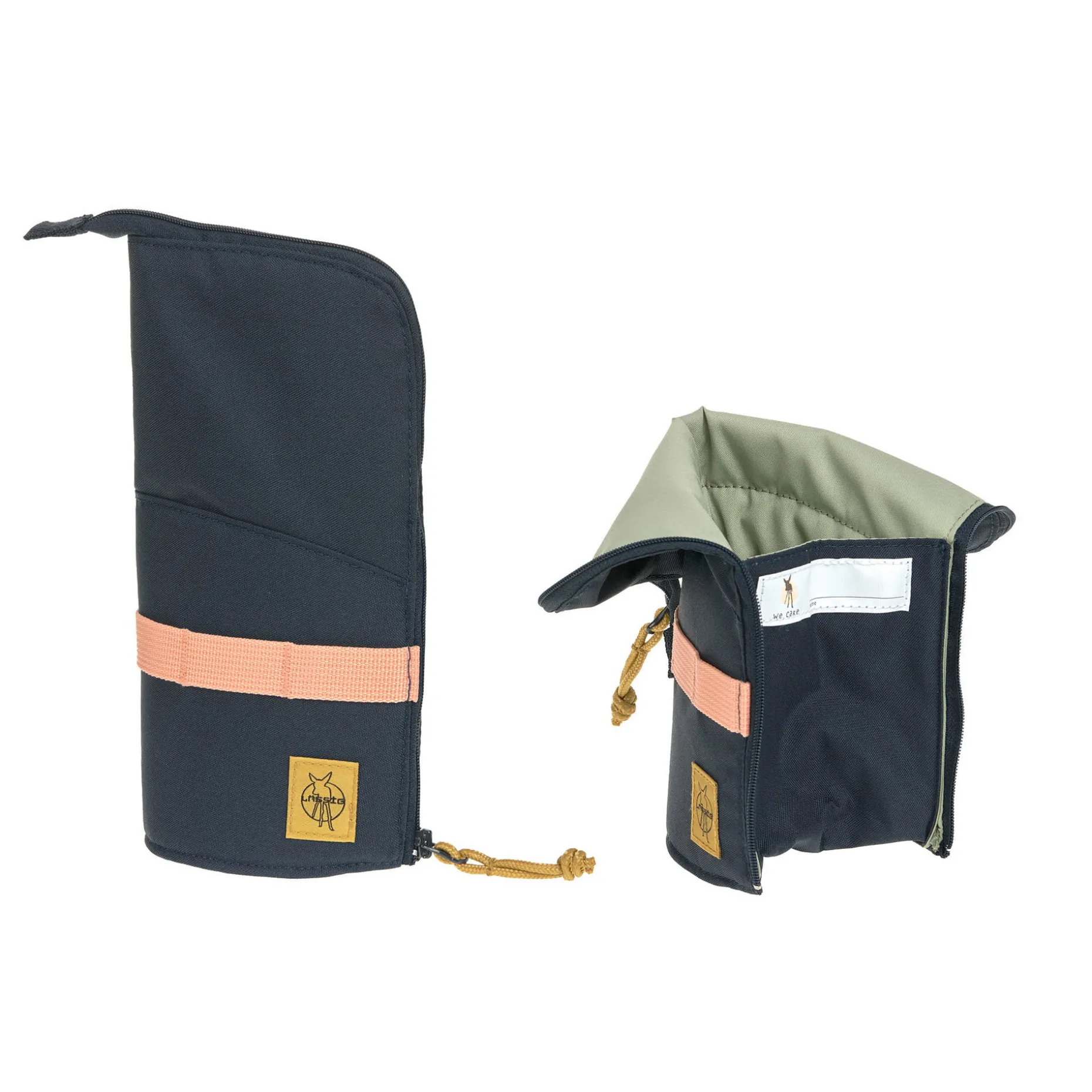 Schulranzen Set 7-teilig Boxy - Unique Ocean, Navy Blau